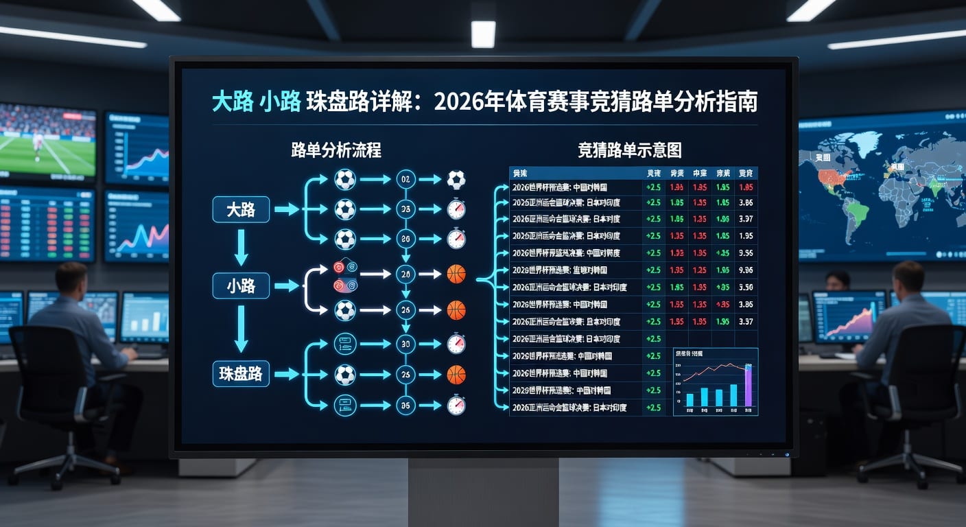 乐透体育APP：大路小路珠盘路解析，足球盘口趋势预测