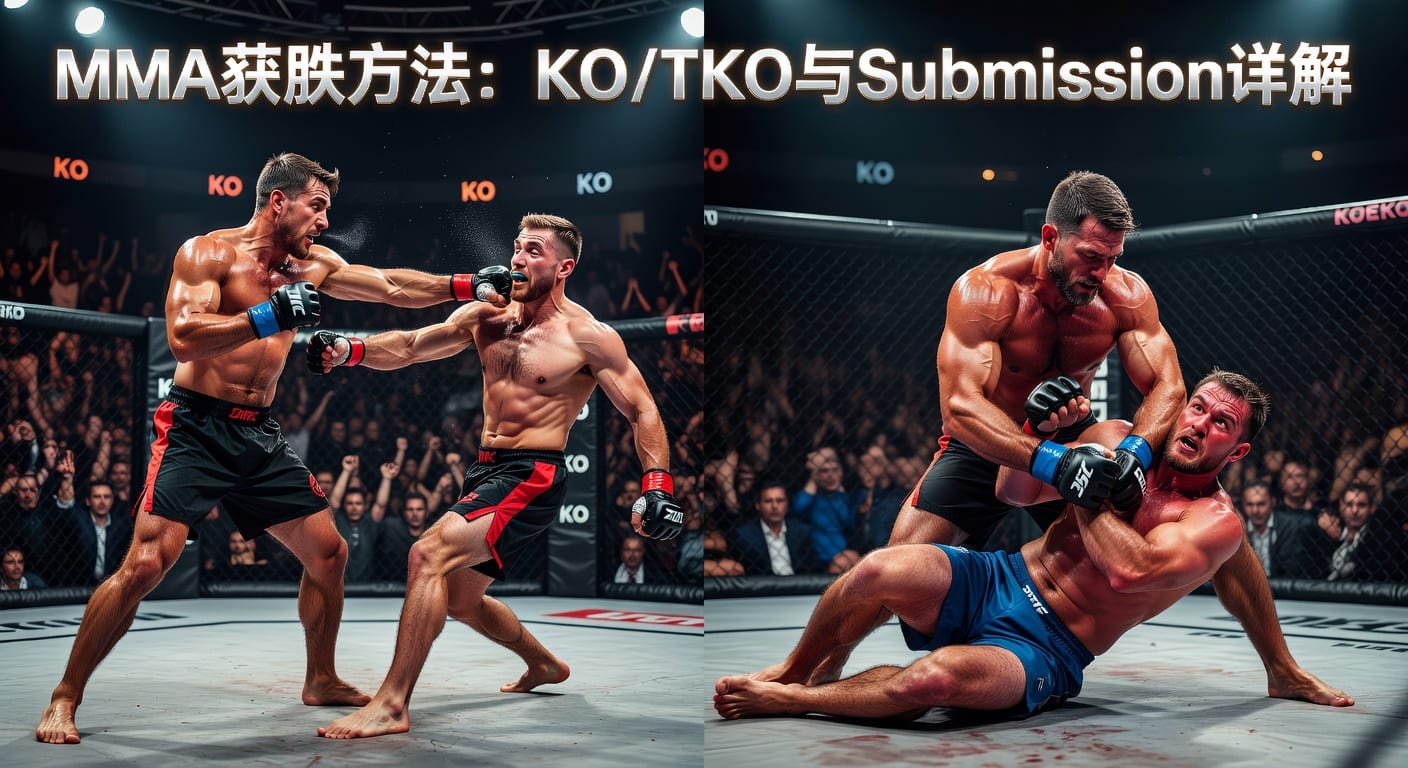 MMA方法 method of victory：KO/TKO与Submission解读